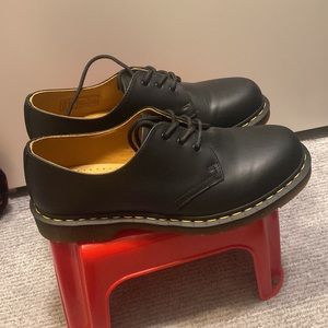 NEW! Dr. Martens Men's 1461 Black Nappa 3 Eye Shoe